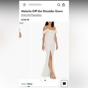 Melania Dress the Population dress NWT